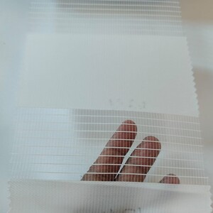 Off-White Zebra Blinds Fabric – Elegant Dual Shade Roller Material for Modern Homes