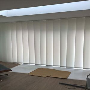 Custom vertical blinds installation in Uttara, Dhaka by CURTAINS